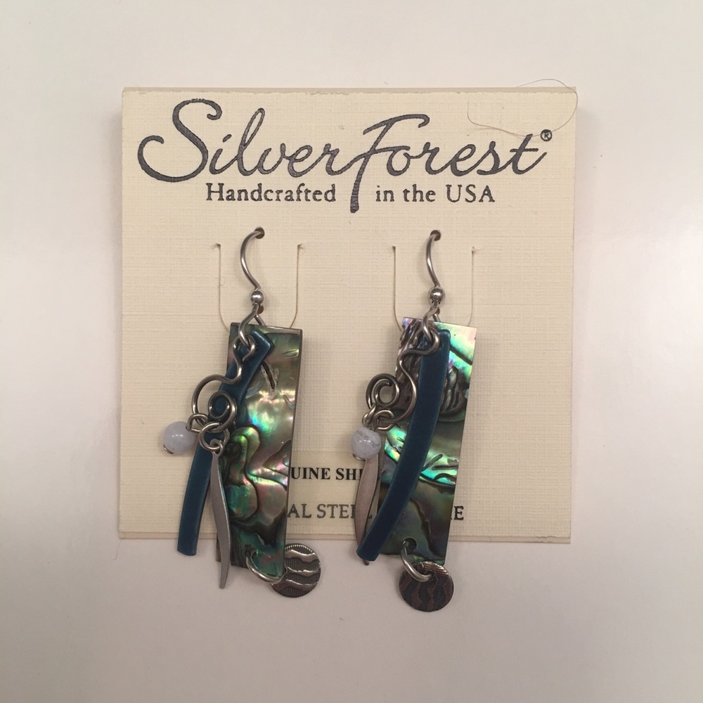 Unique Shell Earrings by Silver Forest